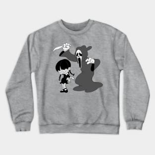 Scream Horror 1930s rubberhose style Cuphead Crewneck Sweatshirt